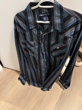 Vintage MWG Long Sleeve Western Shirt — Garth Brooks No Fences Era